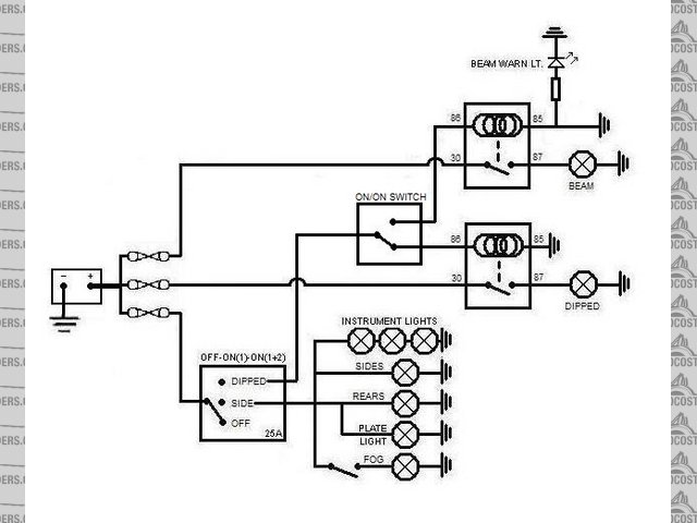 Lights wiring